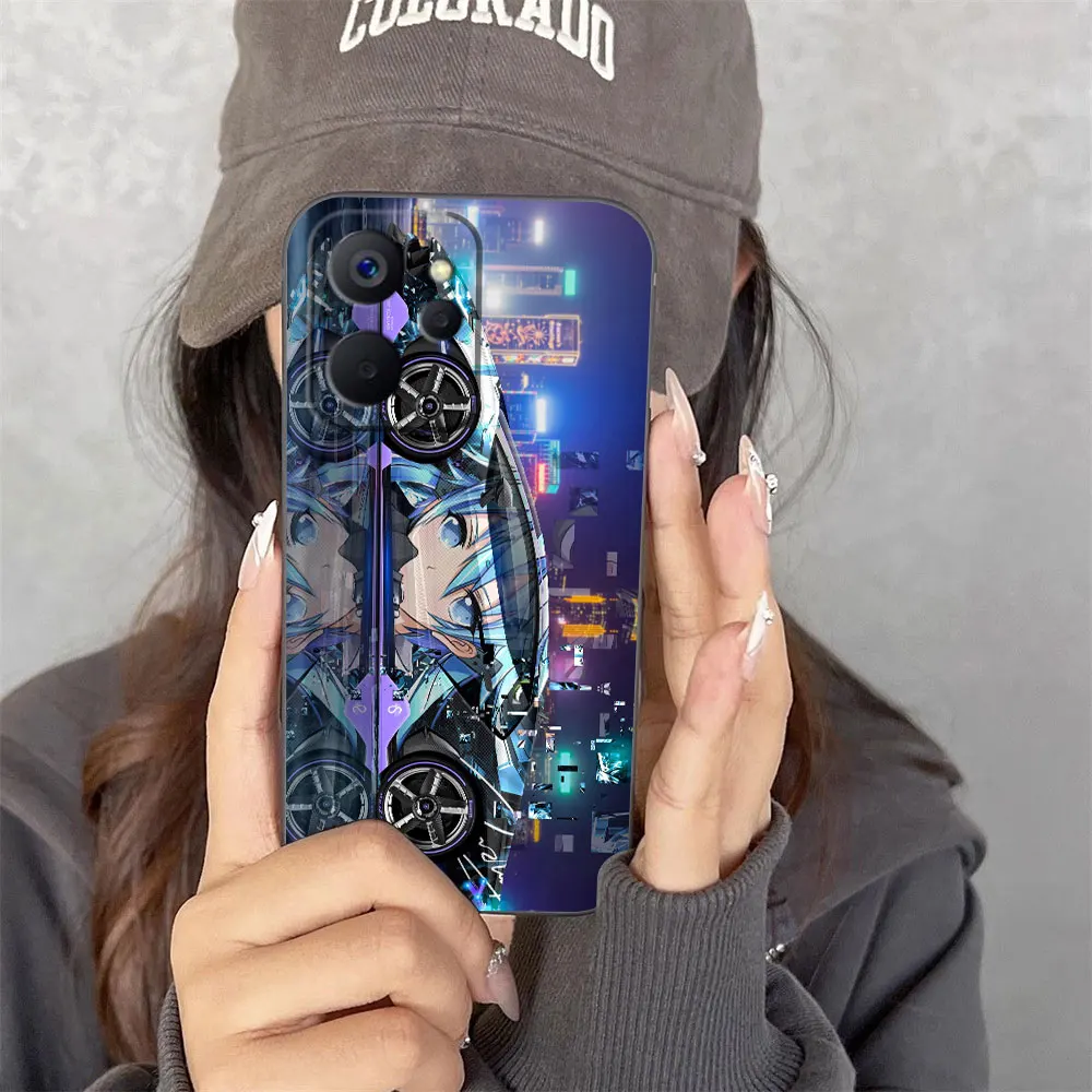 

Tokyo JDM Drift Sports Car Phone Case For Realme C75 C65 C63 C55 C53 C35 C33 C30S C21 C20 C15 C11 GT NEO 2 NARZO 50 X50 TPU Case