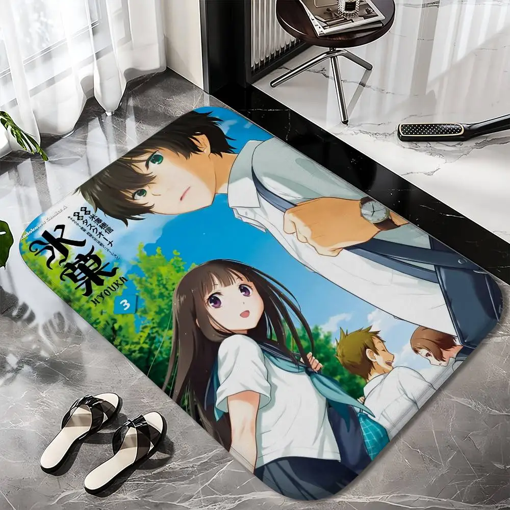 

Hyouka Floor Mat Printed Large Carpets Room And Bedroom Carpets Bathroom Anti Slip Door MATS Small Carpets
