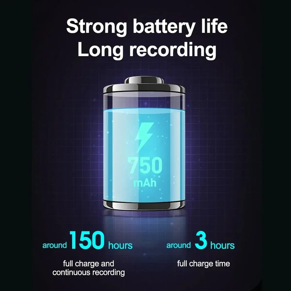 【A21Z】 Professional portable recorder for classes, meetings 8G memory