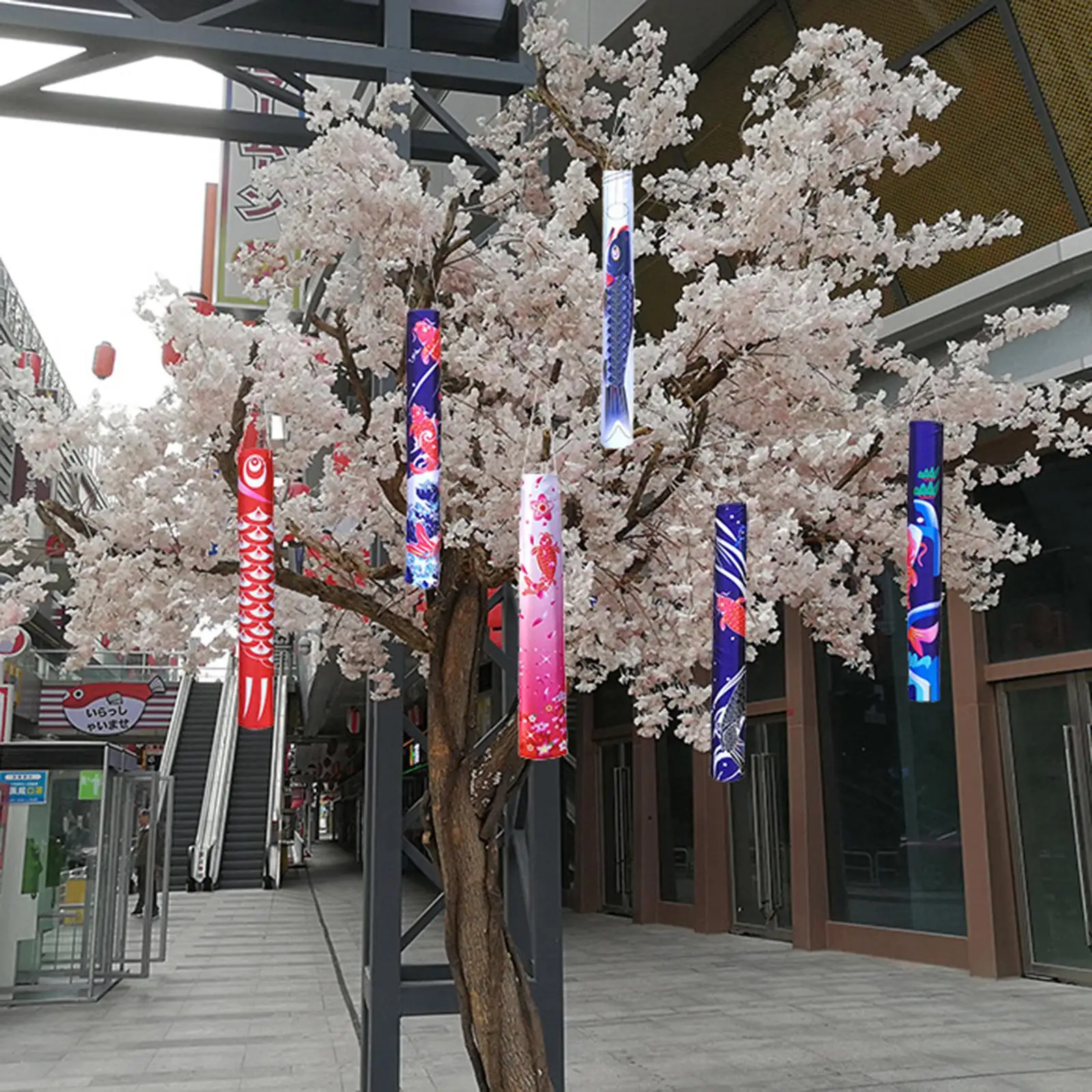 Japanese Carp Windsock Garden Fish Flags for Izakaya Room Yard Patio Lawn