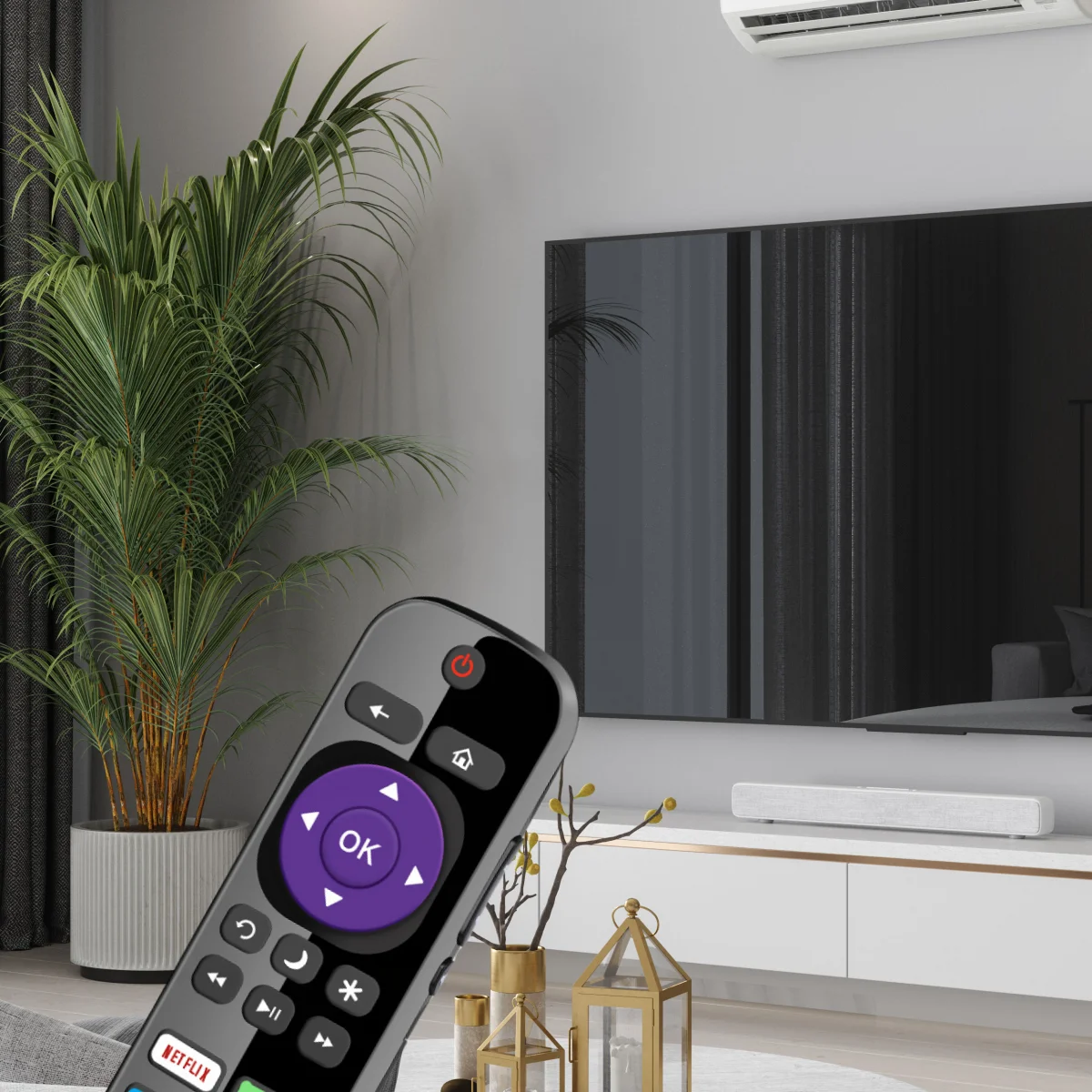 Suitable For INSIGNIA ROKU TV Remote Control IR Remote For Roku Intelligent Remote Control TV Infrared