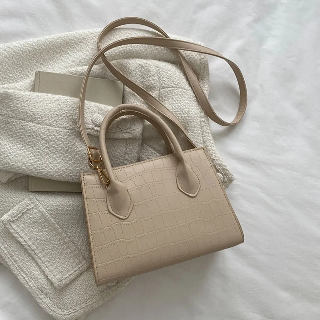 Fashion Crocodile Pattern Top Handbags PU Leather Crossbody Bags for Women Shoulder Bags purses Travel Crossbody Bag