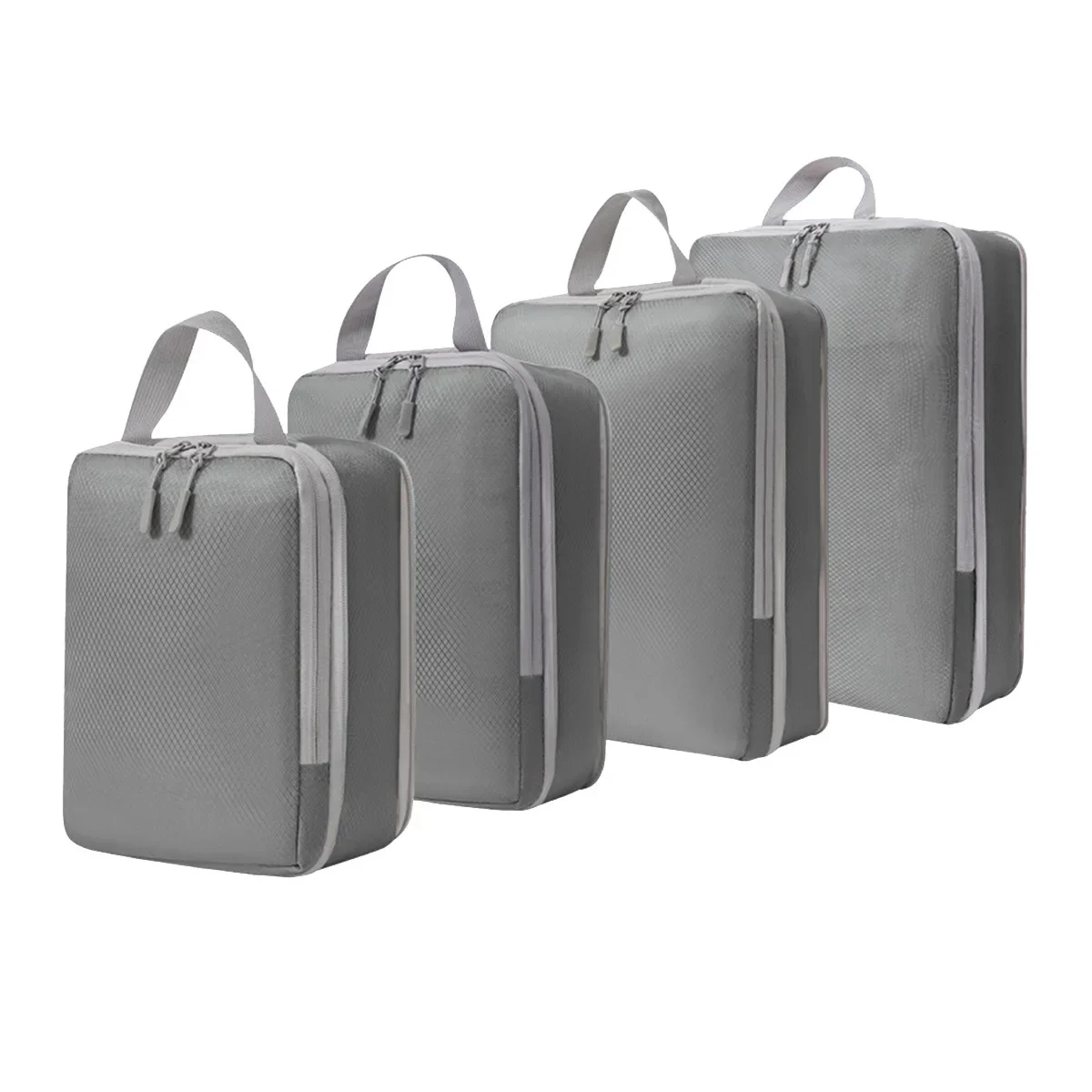 4pcs Mesh Nylon Waterproof Clothing Compression Storage Bag, Suitable For Outdoor Travel, Vacation And Home Storage Essentials