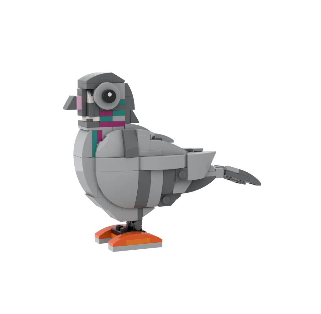 Spot MOC-173337Tier Vogel Fasan Eisvogel Tauchen Robin Kleine Partikel Montage Baustein Modell Spielzeug Geschenk