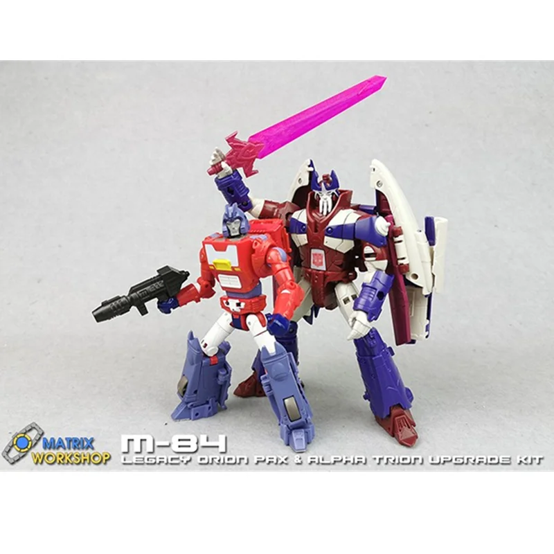 NEW Matrix Workshop Big Guns Big Swords M-84 Upgrade Kit For Legacy Alpha Trion Orion Pax Action Figure Toys Accessories