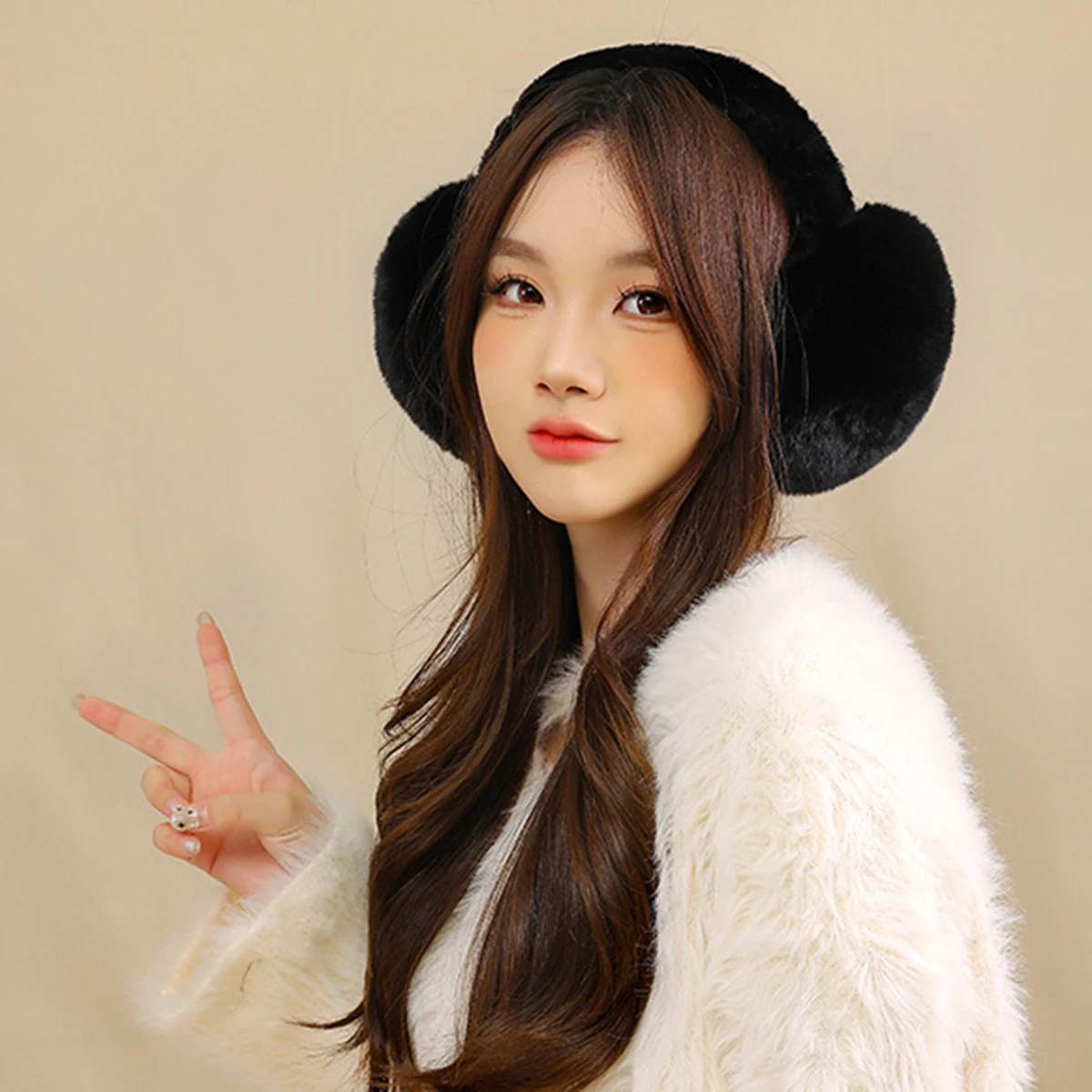 المرأة الشتاء غطاء للأذنين غطاء للأذنين الدافئة طوي غطاء للأذنين السيدات غطاء للأذنين لطيف غطاء للأذنين التجمد غطاء للأذنين غطاء للأذنين #4