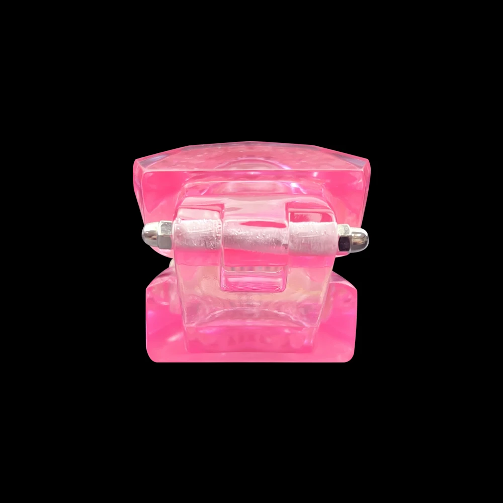 

Обычная стоматологическая модель зубов, стоматологическая обучающая модель, прозрачная сине-розовая стоматология, модель зубов для взрослых для учебы, образовательный дисплей