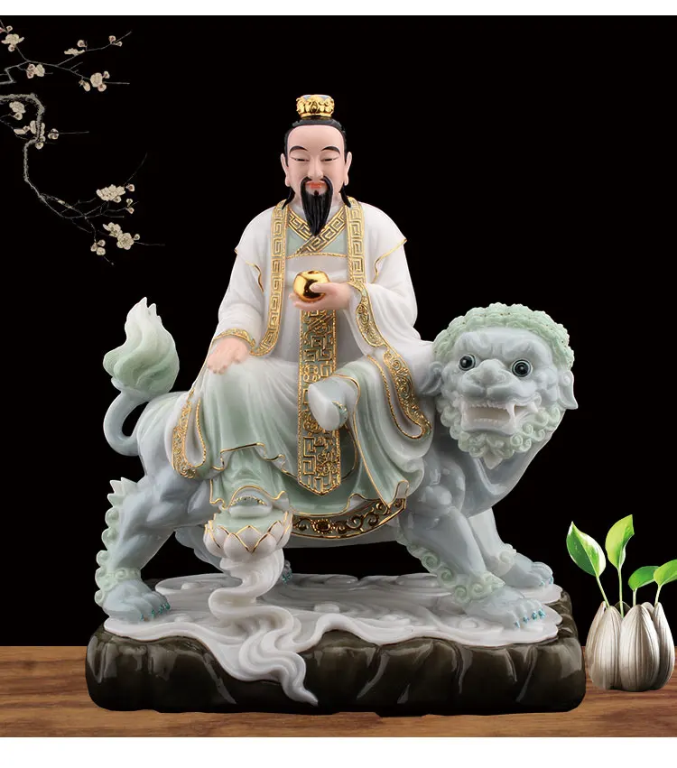 Taoism Buddhism high grade Tianzun TAI YI ZHEN REN God buddha statue home family safety health Exorcism efficacious Talisman