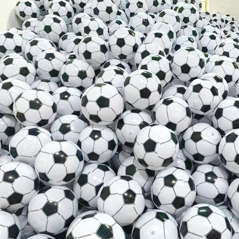 Pelota de fútbol inflable portátil, pelota creativa para niños, playa, piscina, deportes, interior, exterior, fiesta de verano para niños