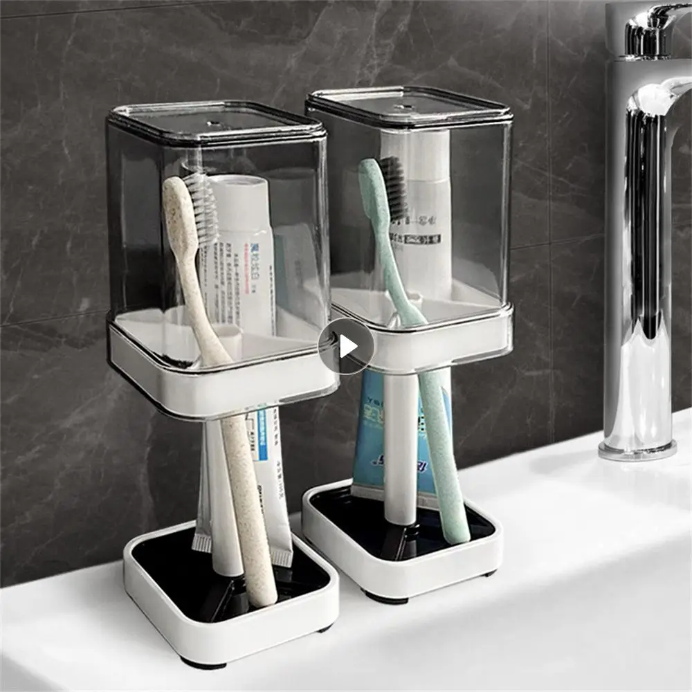 Bathroom Organizer Multifunctional Dustproof Fashionable Best Seller Household Popular Choice Toothpaste Toothbrush Box Cup