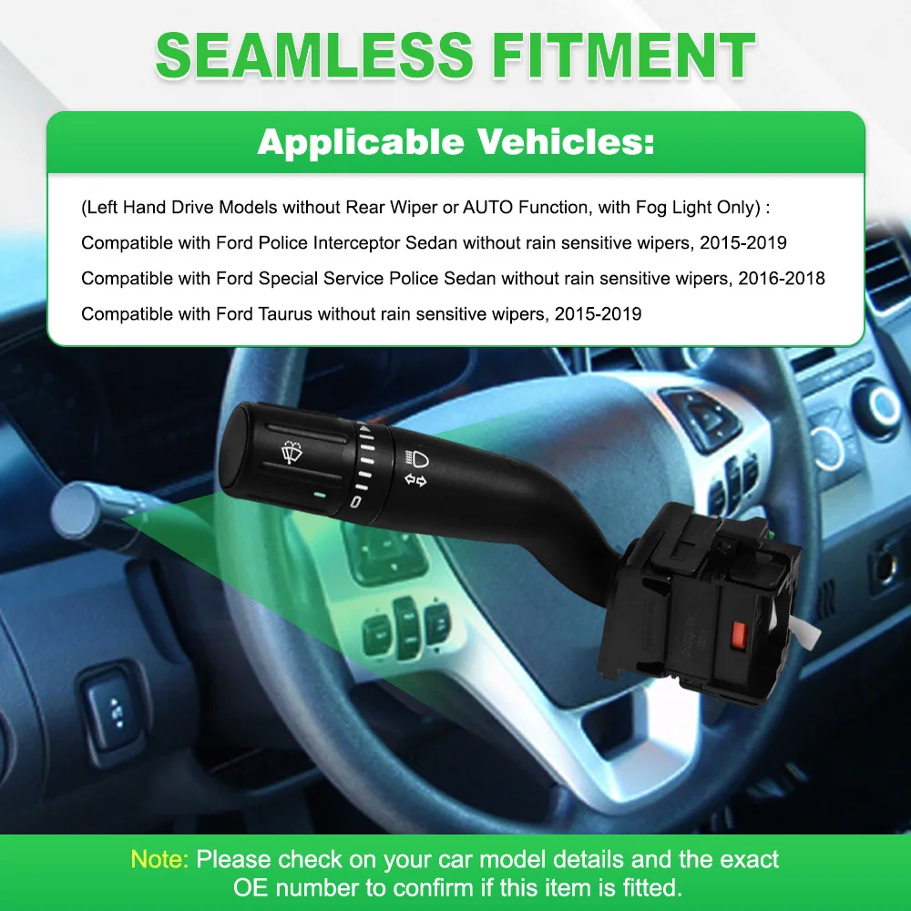 

16-контактный автомобильный указатель поворота, переключатель стеклоочистителя для Ford Taurus Police Interceptor, специальный сервис, полицейский седан FG1Z13K359AB
