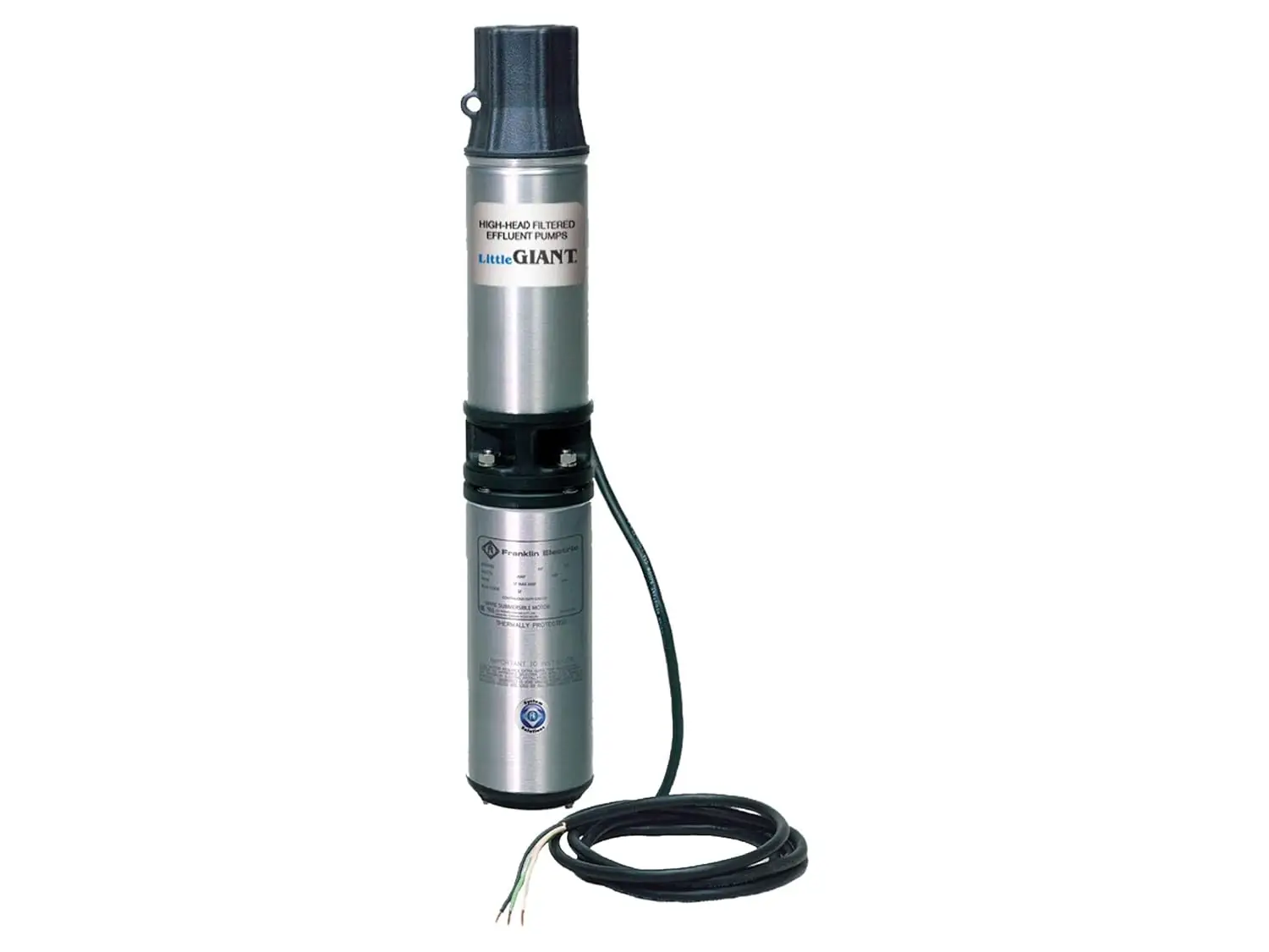 

1/2 HP, 1560 GPH High Head Filtered Effluent/Aeration/Commercial Fountain Pump, Steel