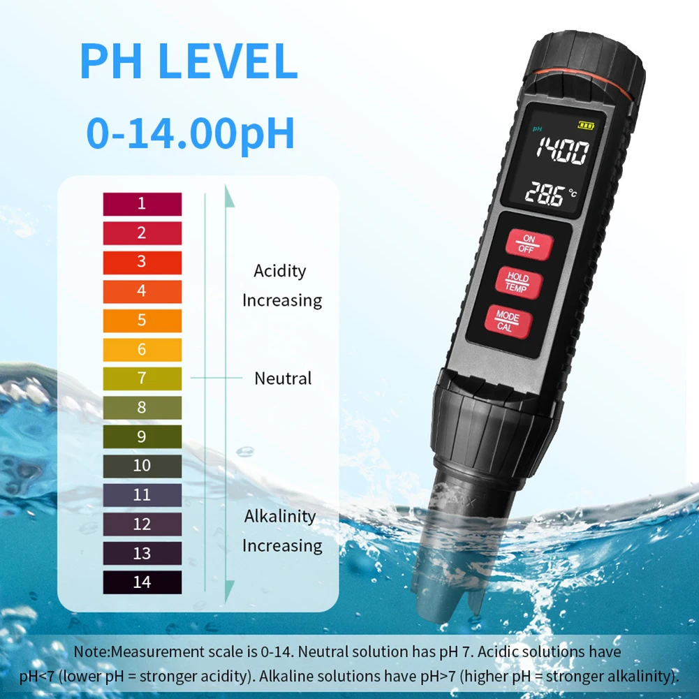 

New X71 PH Meter Drinking Water Swimming Pool Digital Water Quality Monitor Tester For Pools Drinking Water Aquariums Enduring