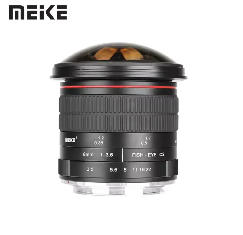 Объектив «рыбий глаз» Meike 8 мм F3.5 для Canon EOS EF Nikon F-Mount Sony E FUJIFILM X для Canon EF-M