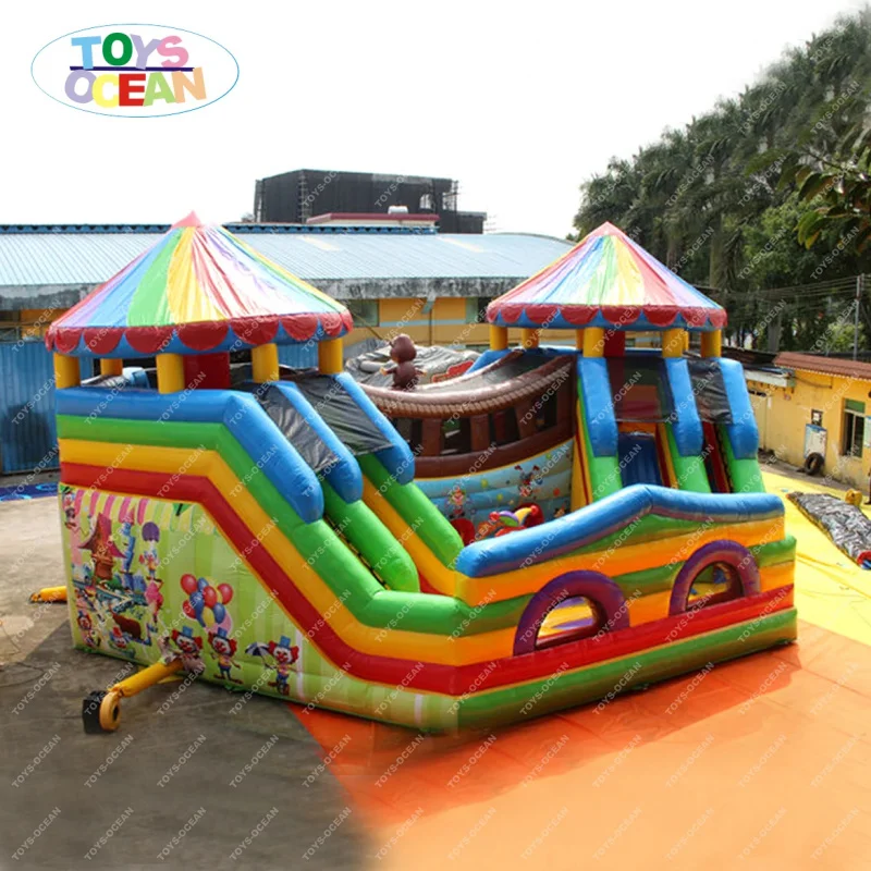 New Product Inflatable Outdoor Amusement Park for Children Bouncing Slide
