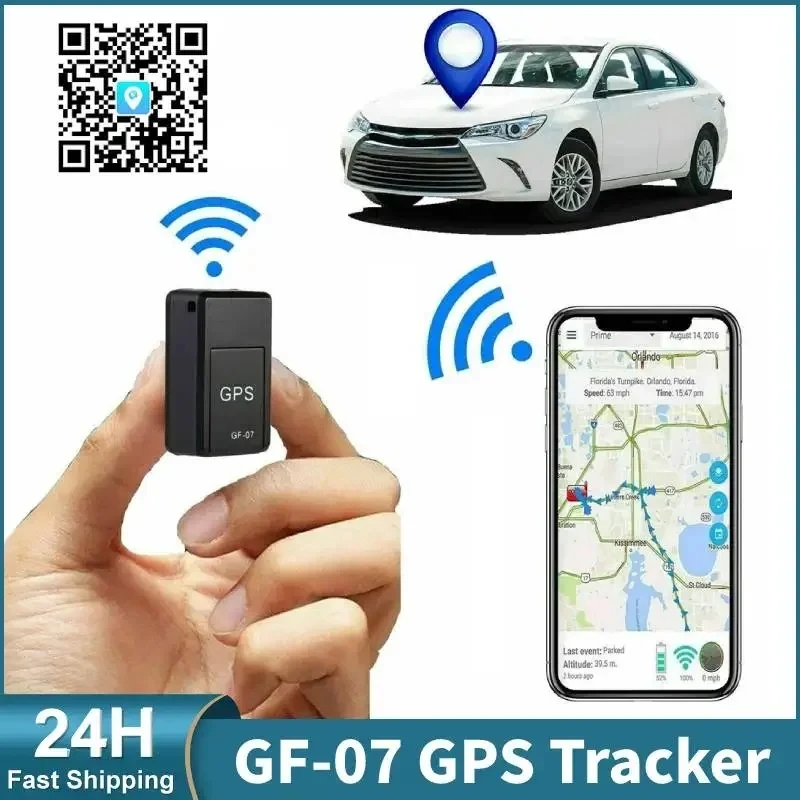 Gps Positioner Gf07 Mini Tracking Positioner Rea!Time Tracking Remote Vehicle Positioning Mobilerecording Listening Anti Loss