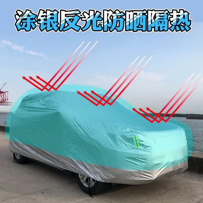 ملابس السيارات الأوتوماتيكية بالكامل، تخزين ذكي للتحكم عن بعد قابل للطي، مضاد للتجمد والمطر والثلج مع القطن #4