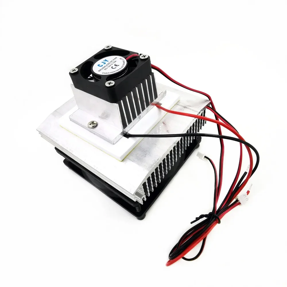 DIY Thermoelectric Refrigeration Cooling System Kit Semiconductor Cooler Conduction Module + Radiator + Cooling Fan+TEC-12706