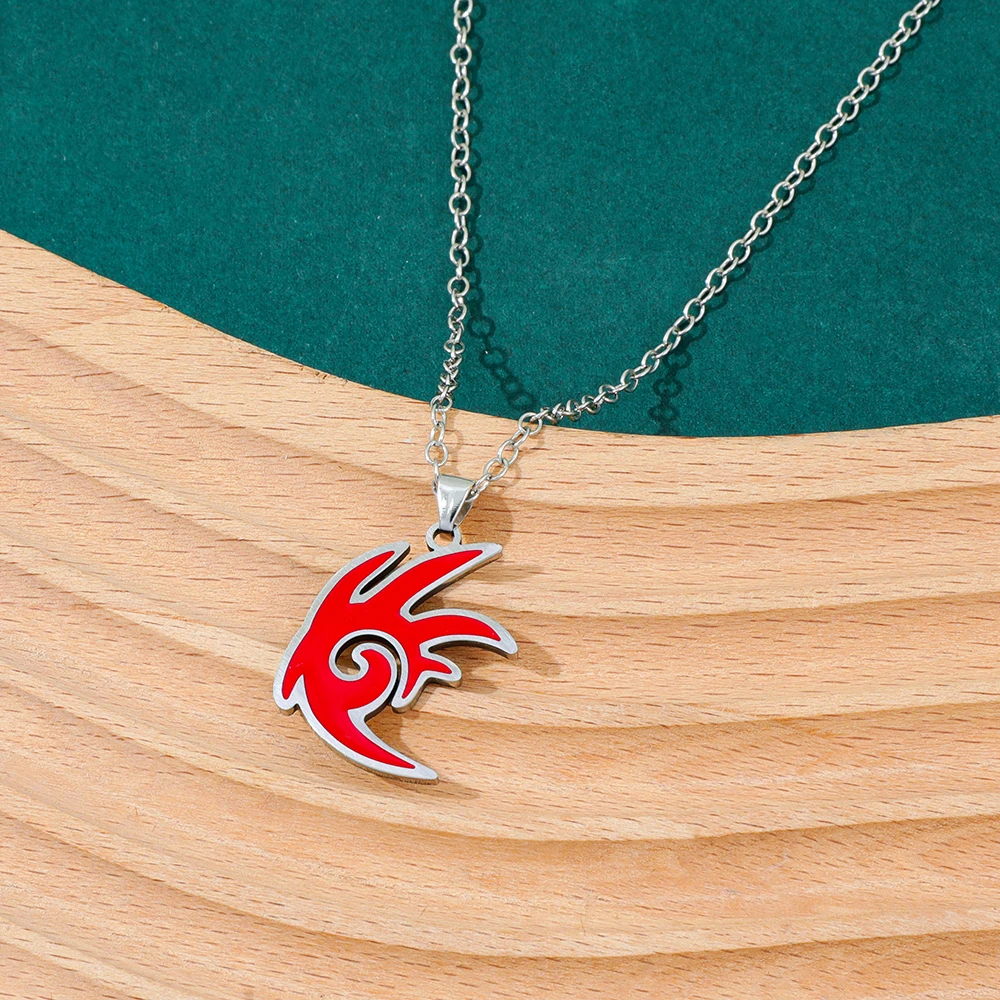 

Anime Hedgehog Necklace Cartoon Film Figure Shadow Charms Pendant Chain Jewelry for Men And Women Accessory Gift