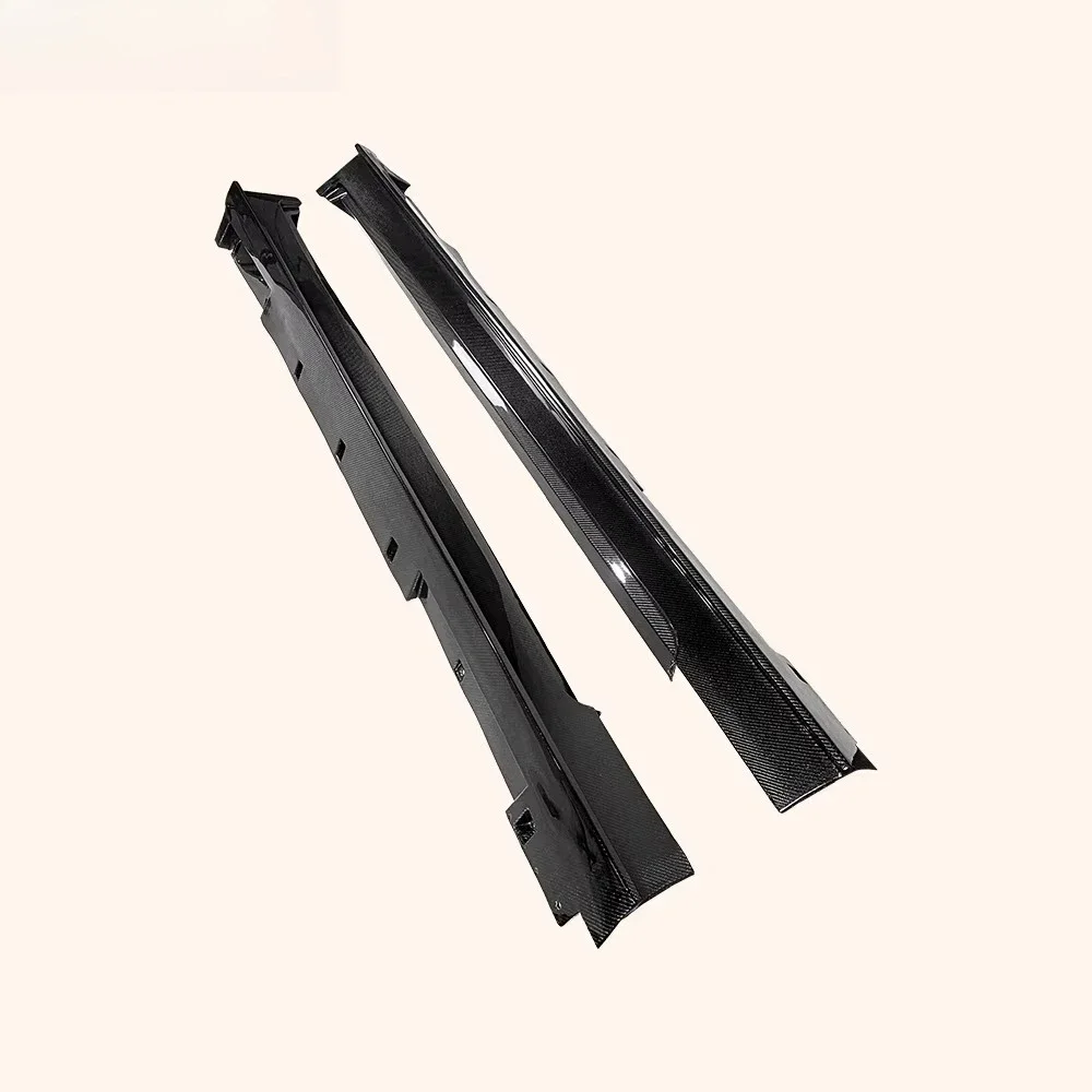 KZ Style Carbon Side Skirts for 2013-2024 Infiniti Q50 Wider Line Body Parts Replacement