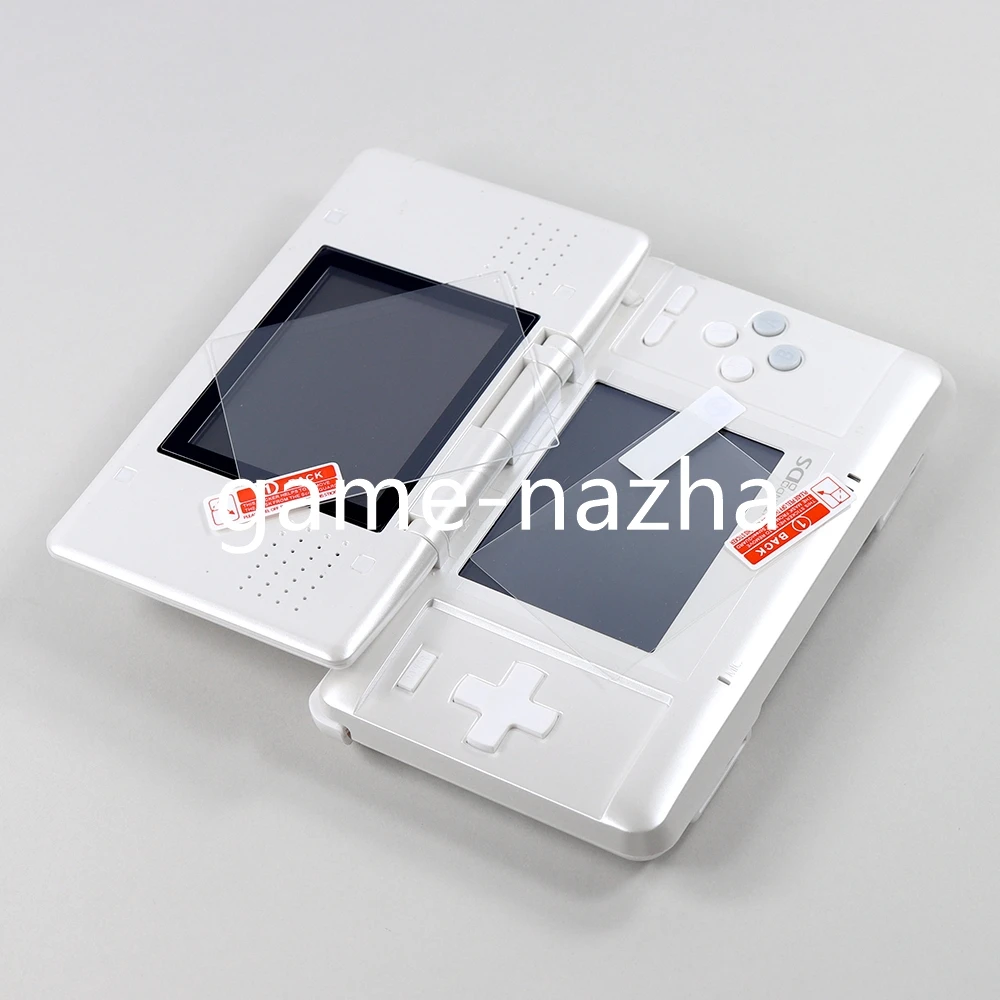 60sets Full Cover LCD Screen Protective PET Film For NDS High Quality Top Tempered Glass Bottom Clear Protective Film For NDS