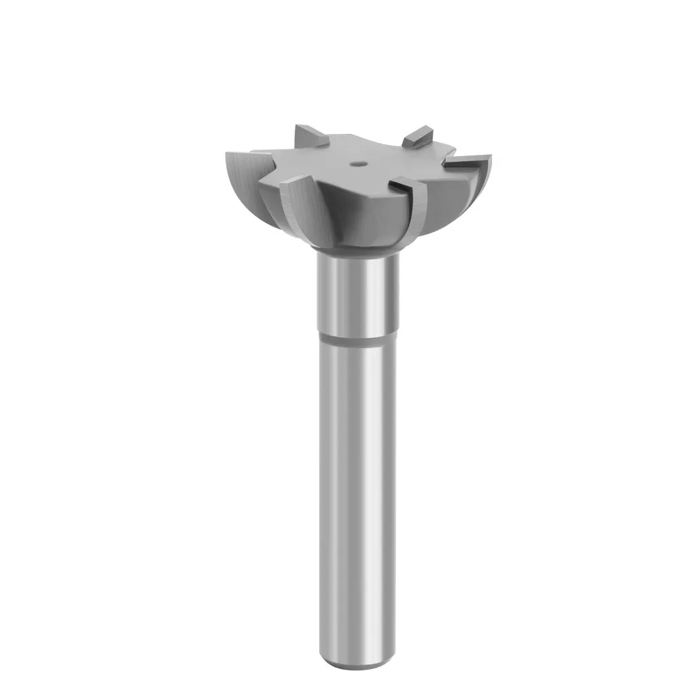 LAVIE 12mm Shank Carbide Chamfer Router Bit,6-Flute Undercutting Bit,Electric Router Trimming Cutter,Cabinet Door Milling Cutter
