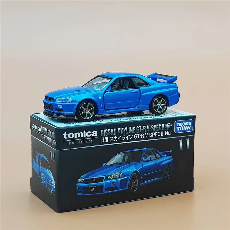 TOMY Mitsubishis JDM Lancer Evo X Alloy Car Diecasts & Toy Vehicles Car Model Miniature Scale Model Car For Children