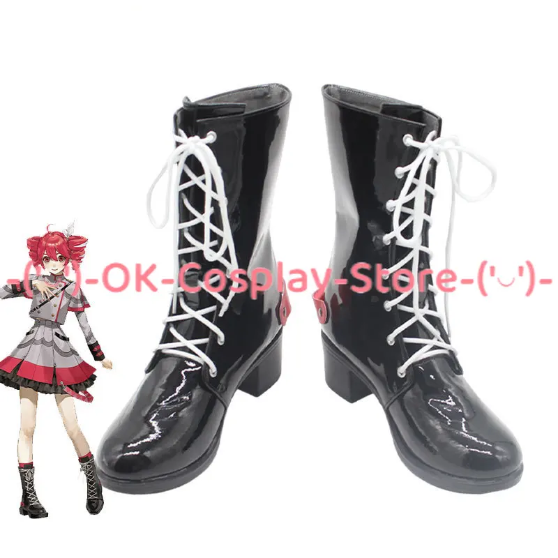 

Teto Cosplay Shoes Halloween Carnival Boots PU Leather Shoes Cosplay Props Custom Made