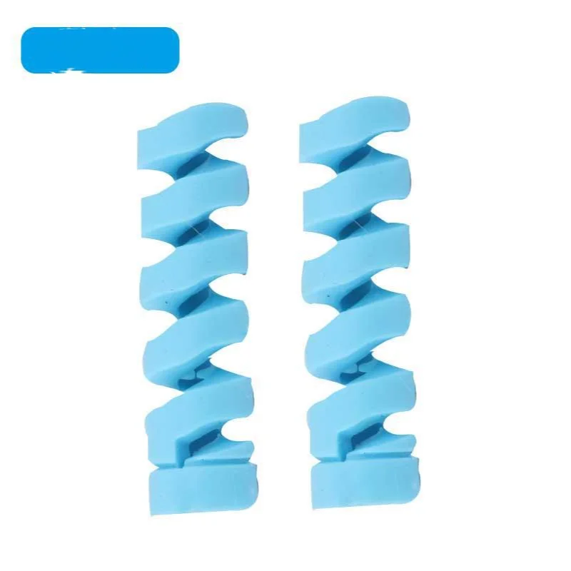 Universal Silicone Cable Protector Data Cord Spiral Winder Wire Line Cable Organizer for Charge Cable Protective Case Cover