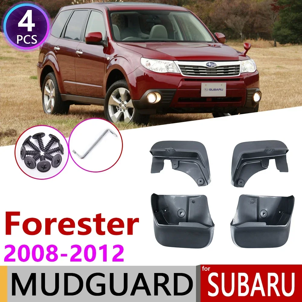 Front Rear Mudguar for Subaru Forester SH 2008 2009 2010 2011 2012 Fender Mud Flaps Guard Splash Flap Mudguards Car Accessories