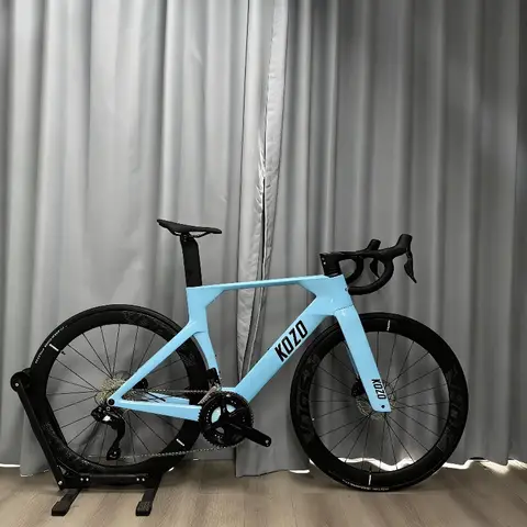 24S 700C Carbon Fiber Aero Road Bike Hydraulic Disc Brake Racing Bicycle For Men Women Adult Cycling Road Racing Outdoor Sports