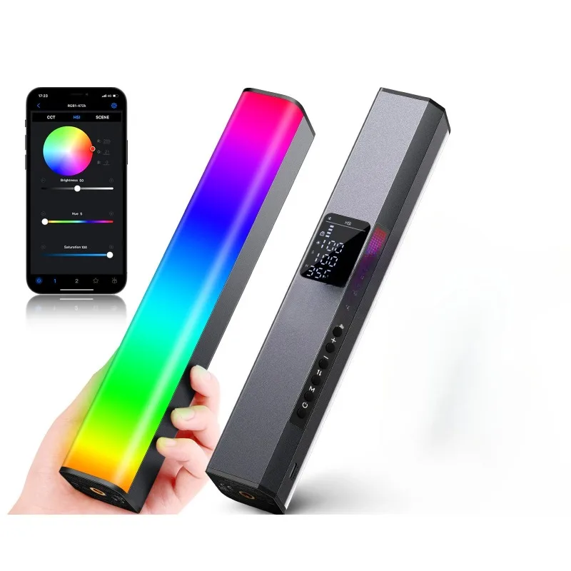 

RGB stick light, handheld filling light outdoor shooting portable charging magnetic lighting strip LED