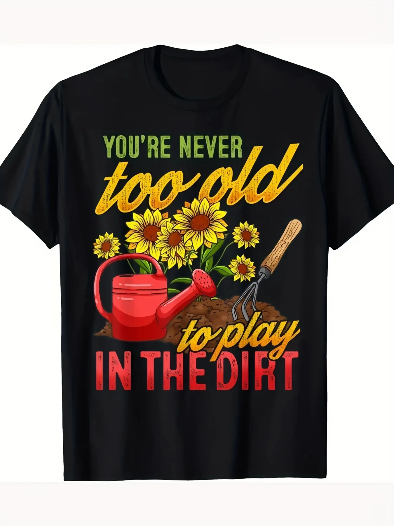 

Funny Gardening Plants Gardener 220g 100% Cotton T-Shirt