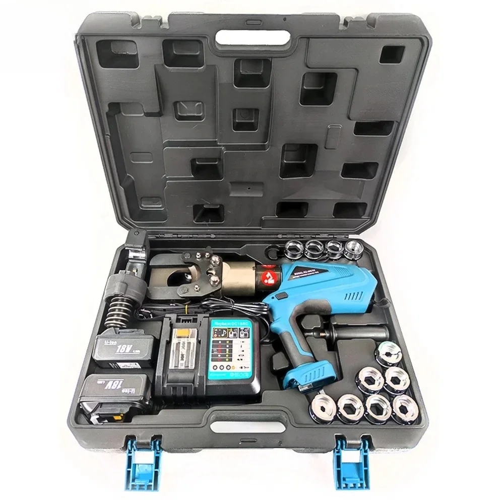 

EZ-400/55 2-in-1 Battery-Powered Cable Hydraulic Cutting and Crimping Tool Electric Cable Cutter and Crimper