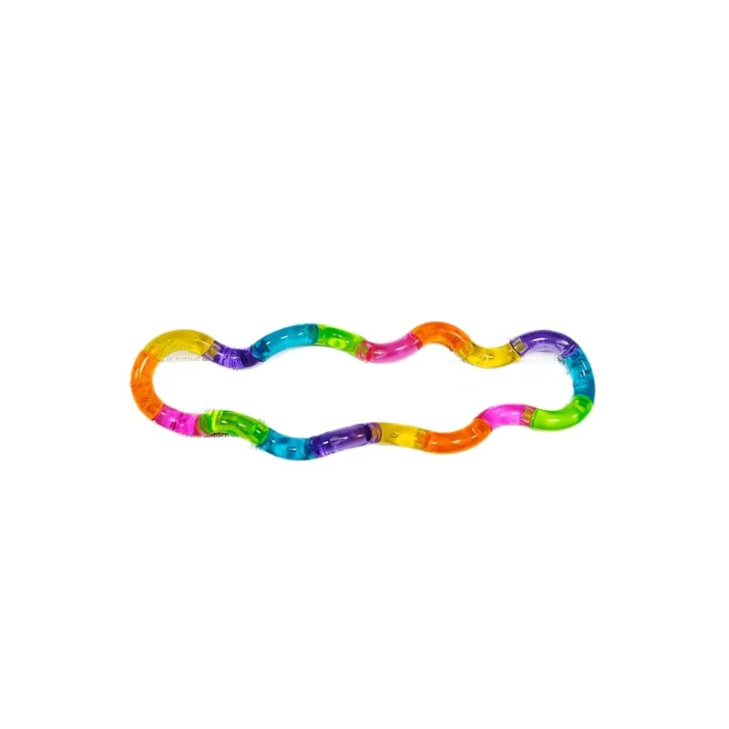 Jouet anti-Stress torsadé galvanisé arc-en-ciel lait blanc jouet pour Focus anxiété dépendance arrêter métal doigt Fidget jouet