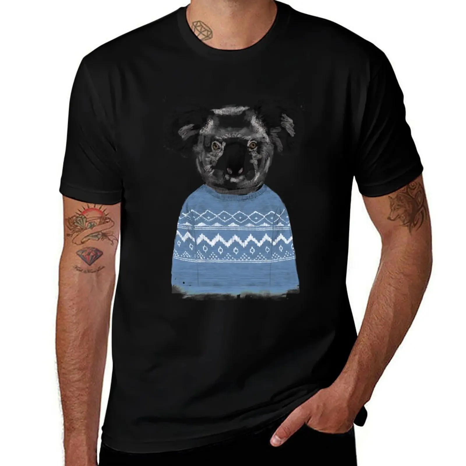 

Winter koala T-Shirt plain new gifts and t-shirts Blouse blue archive t shirts for men graphic
