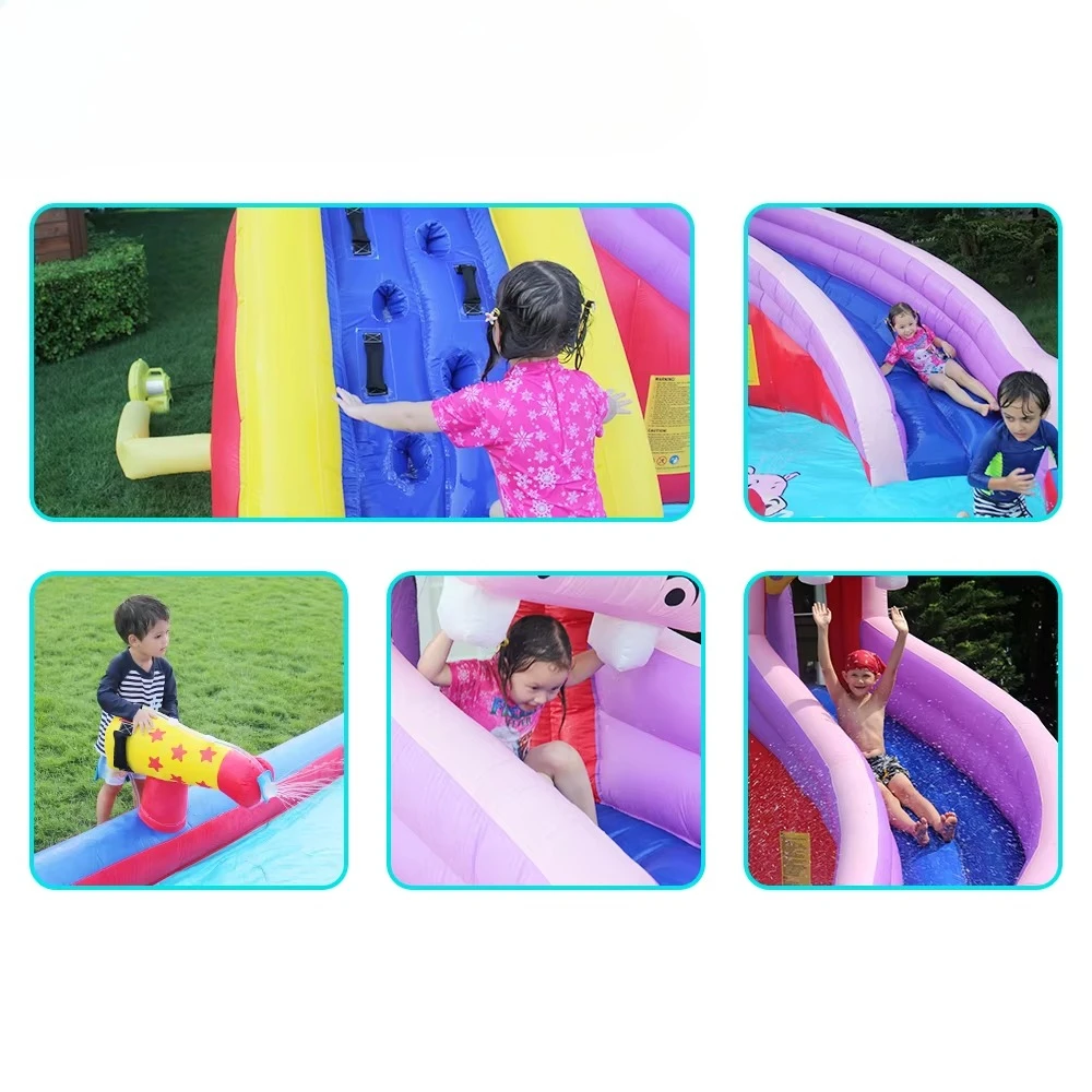 Best verkopende baby dier springkussen water party glijbaan kasteel springkasteel opblaasbaar springkasteel voor kinderen