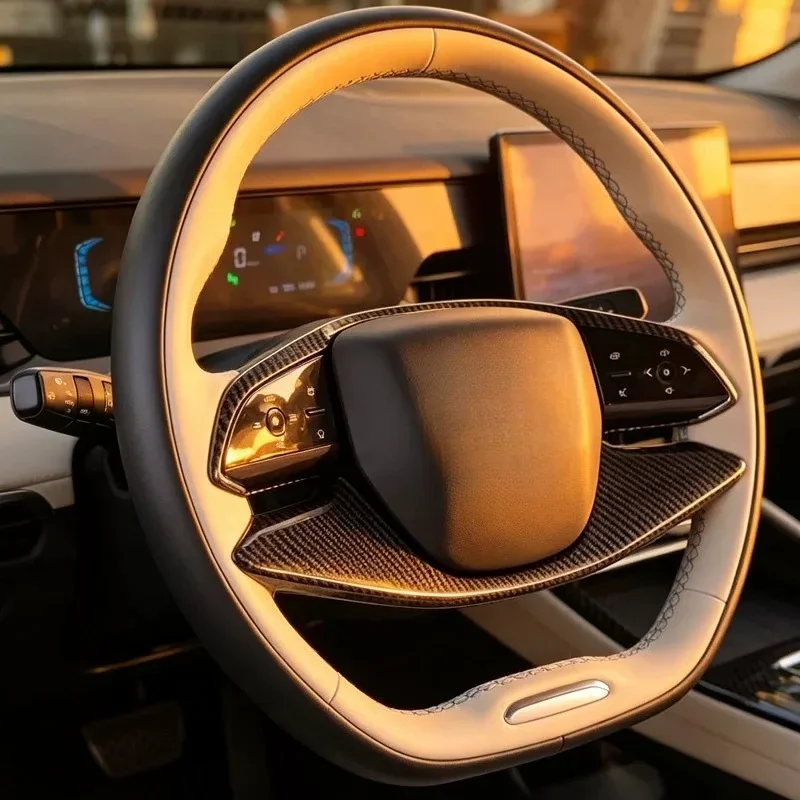 for-steering-wheel-bright-trim-interior-plastic-chrome-modified-accessories-fit-for-chery-jaecoo-j5-ev