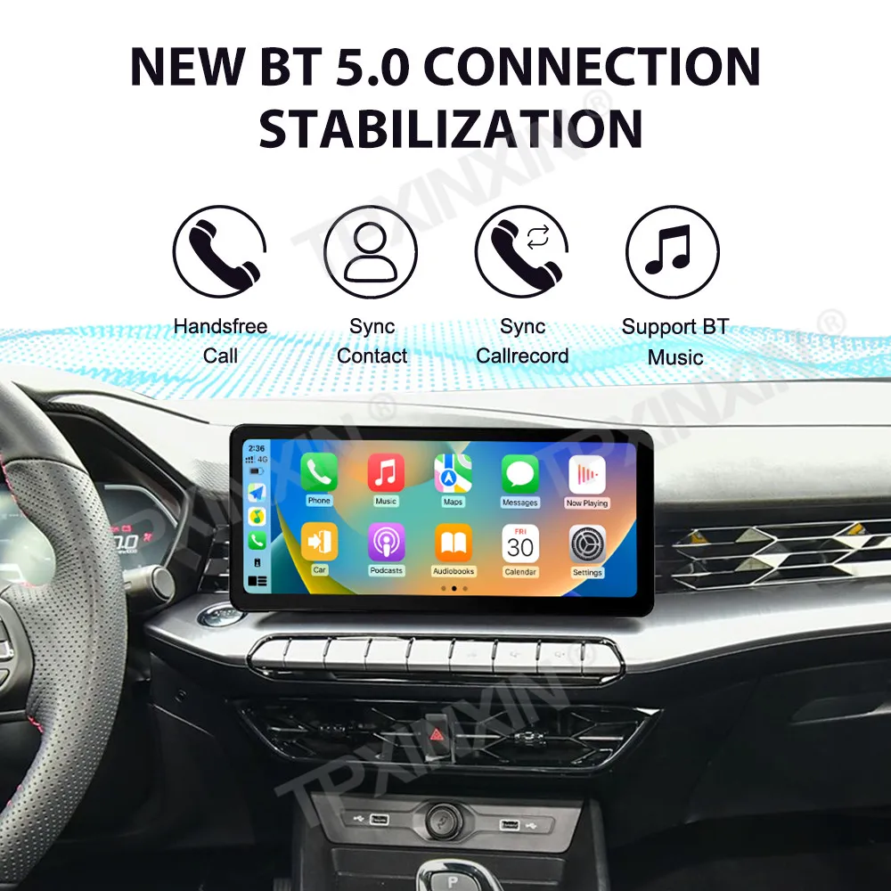 أندرويد السيارات Carplay 8G + 256GB ل MG 5 MG5 2021-2024 راديو السيارة ستيريو مشغل وسائط متعددة نظام تحديد المواقع والملاحة رئيس وحدة DSP WIFI 4G LTE