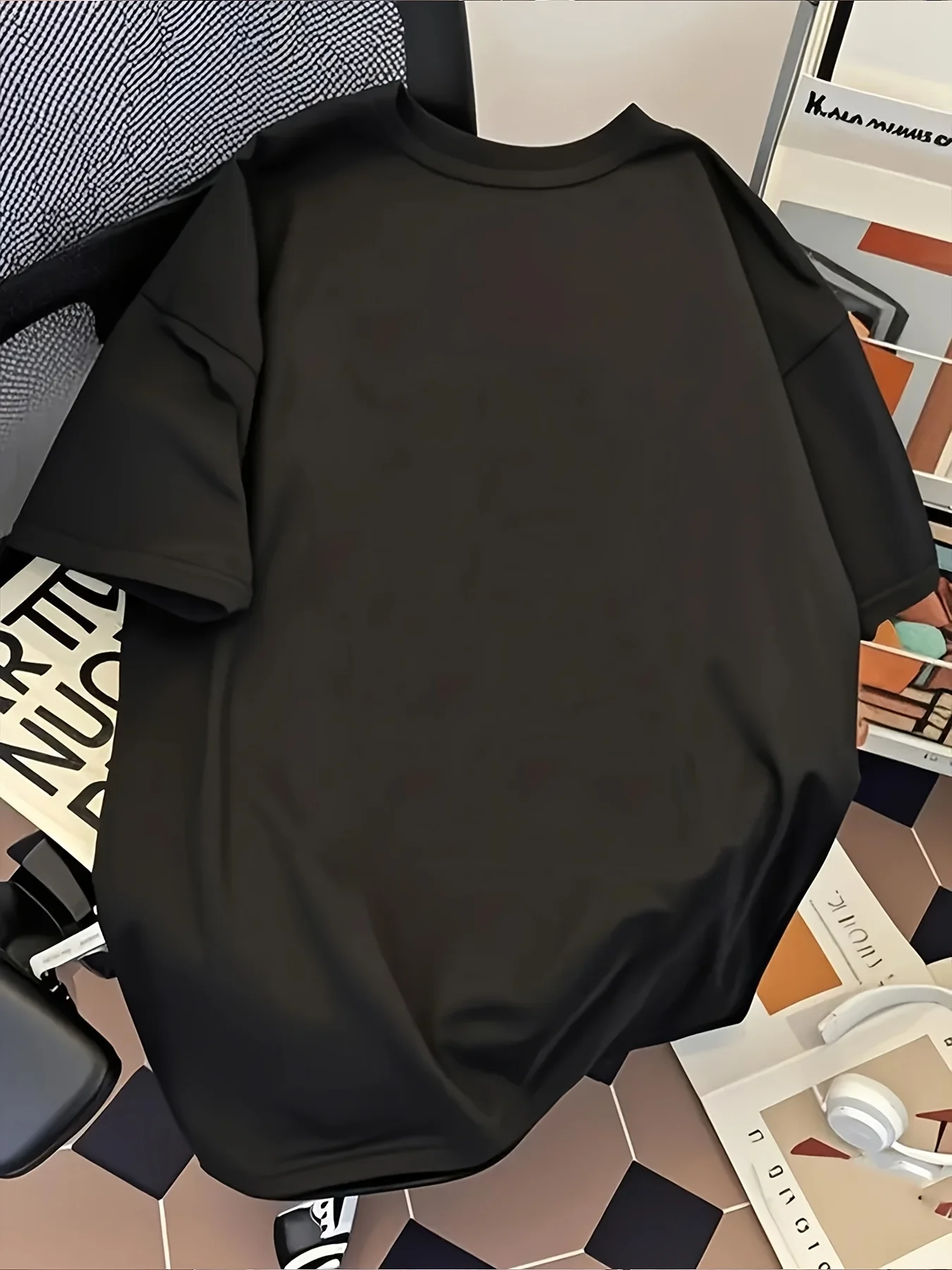 100% cotton men's casual graphic t-shirt - black with a bold angry face print, round neck, short sleeves, regular fit suitable for casual wear, streetwear style, edgy design, soft material, printed top, unisex for young adults, couple style.