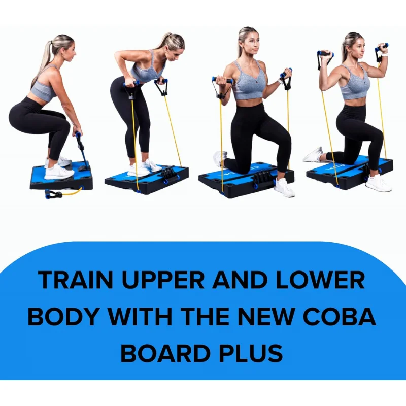 CCOBA-Exercício Board Trainer, Sistema de Treino, Núcleo, Braço e Glute, Portátil, Home Gym, Corpo Inteiro, Booty Ban