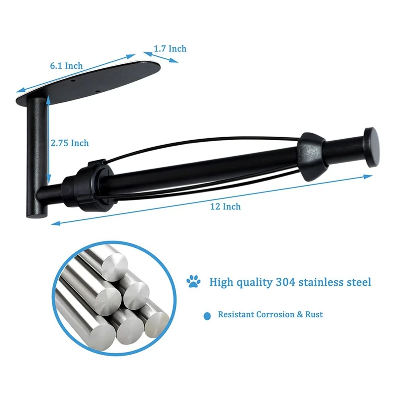 حامل المناشف الورقية جدار جبل حامل المناشف الورقية مع التخميد المطبخ تحت مكافحة المناشف الورقية الرف