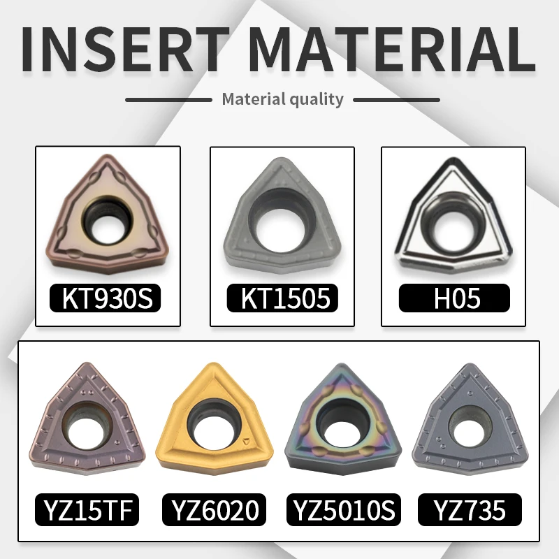 WCMT/WCMX/WCGT WCMX03/WCMX04/WCMT05/WCMT06/WCGT08 KT1505 KT930S YZ15TF YZ6020 H05 YZ5010SCarbide Turning Insert CNC Cutting Tool
