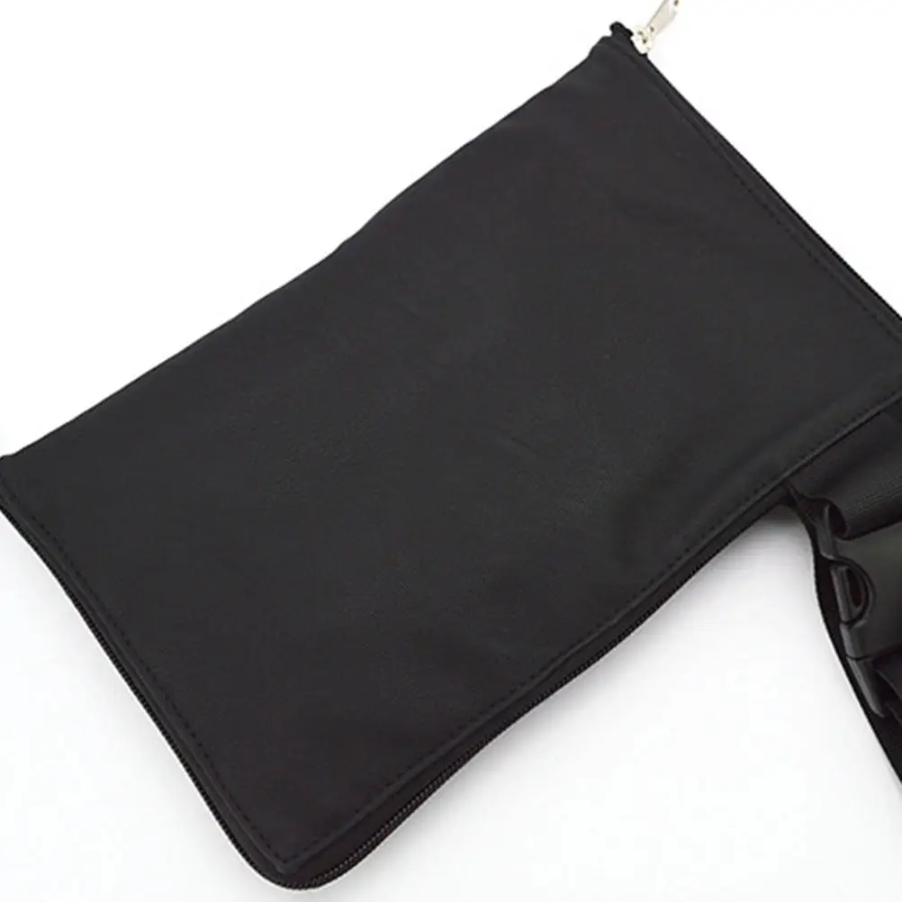 PU Makeup Brush Bag with 24 Storage Tubes, 4 Pockets, Portable Travel & Home Organizer