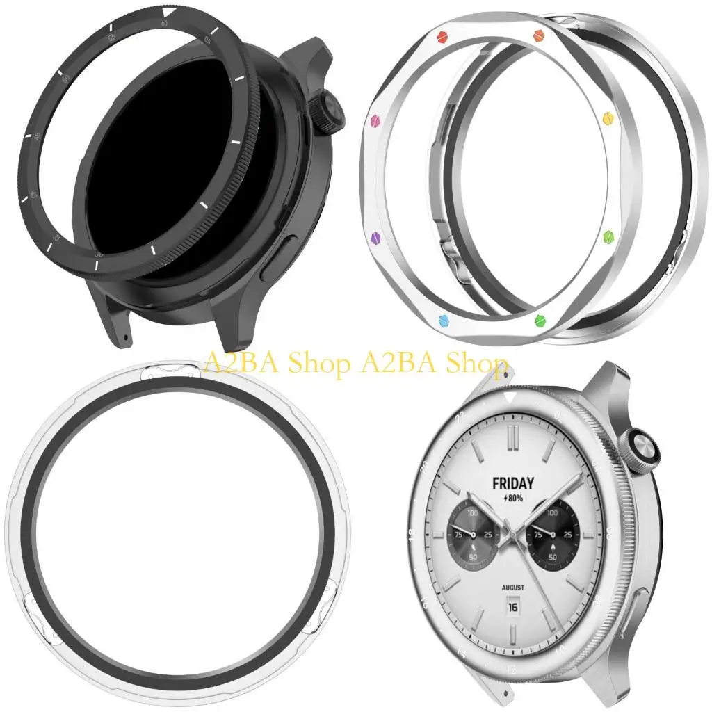 

A2BA Стальная рамка металлическая рама замена металлической панели умные часы запасная часть для 3/4