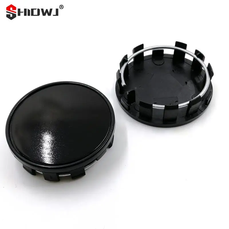 1Pc 68mm Fit 65mm Logo Black Plastic Car Wheel Center Hubcaps Covers Set Car Wheel Rim Hub Caps Car Styling Accessories