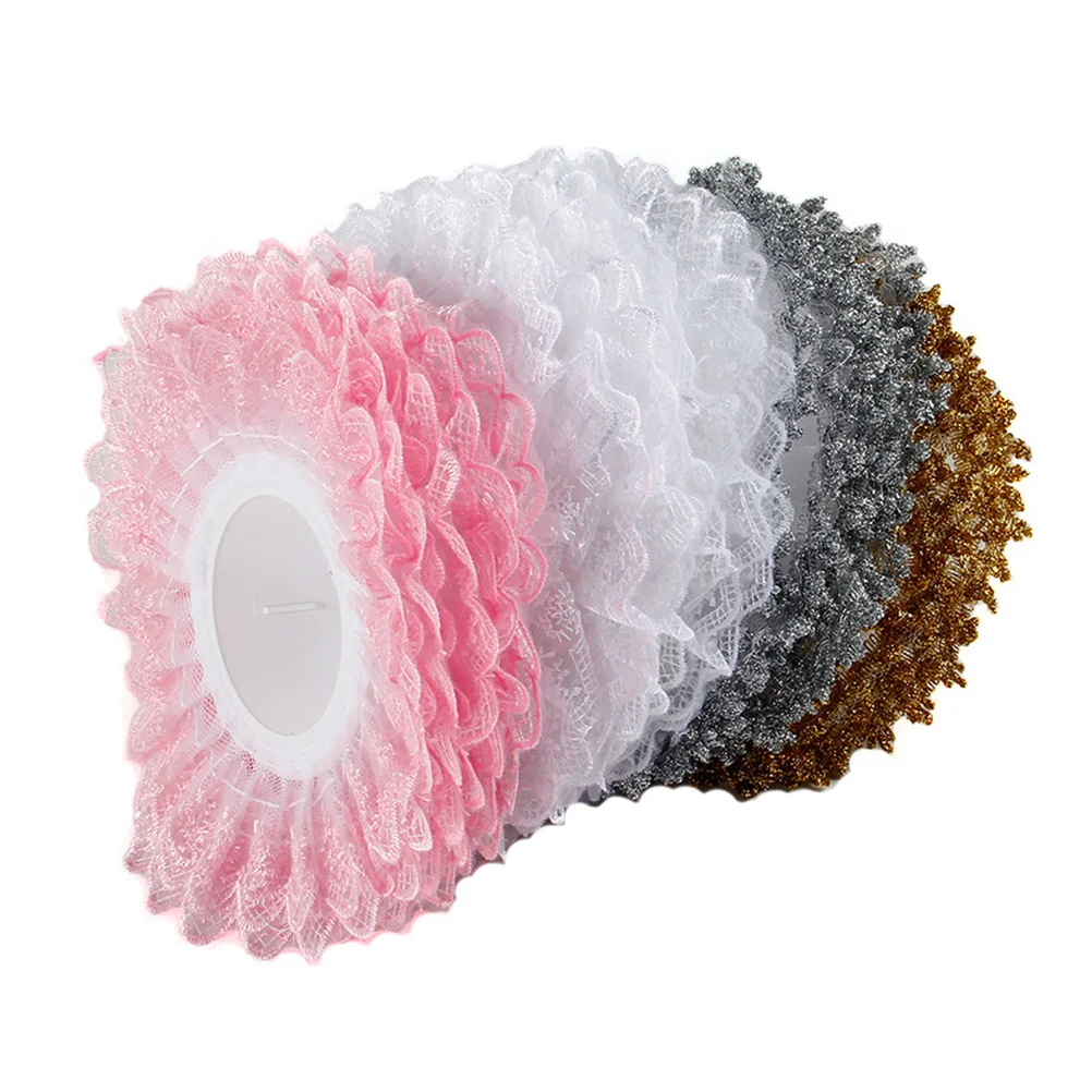 

3 Pcs Bridal Bouquet Accessories Elegant Lace Dress Holder Flower Collar Decoration Wedding SupplyBouquetHolder