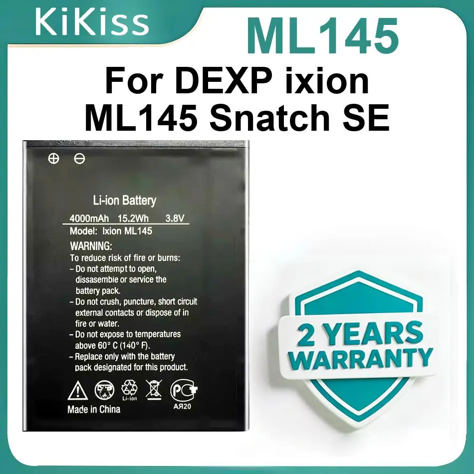 

Аккумулятор для мобильного телефона ML145 для DEXP Ixion Snatch SE, литий-ионный полимерный аккумулятор