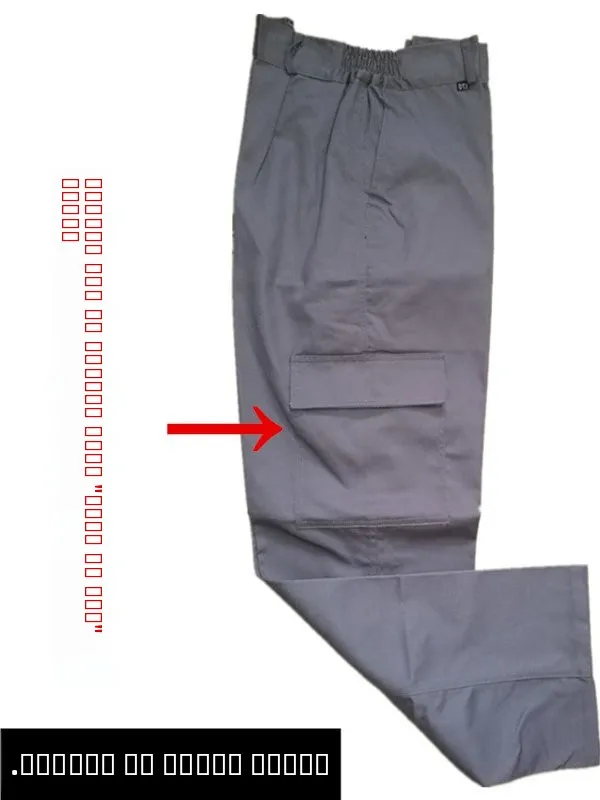 

Pure Cotton Work Pants Men's Loose Fit Welding Protection Overalls Spring Autumn Comfortable Breathable Labor Protection Clot...