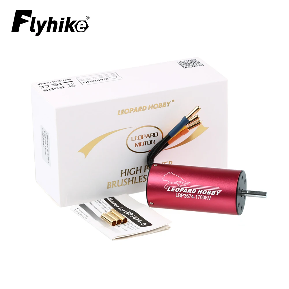 Leopard Hobby 3674 1700KV 1900KV 2200KV 2-4S Lipo 550 Brushless Motor For 1/10 Scale Models RC Cars Airplane Boat Plane